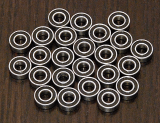 Picture of RB3 TL01 Metal Bearing set (24pcs) Rubber Sealed