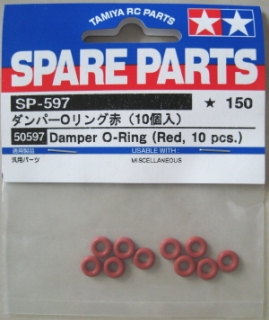 Picture of Tamiya 50597 Damper O-Ring (Red, 10pcs)