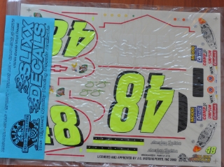 Picture of Slixx Decals Part-RC0348/2211 2003 #48 Jimmy Johnson (Lowes) 1/10th