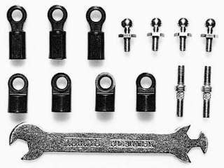 Picture of Tamiya 4WD/FWD Touring & Rally Car Turnbuckle Tie-Rod Set 53191