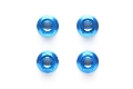 Picture of Take Off TS208B Thin Type Blue M4 F Nylock Nut (4pcs)