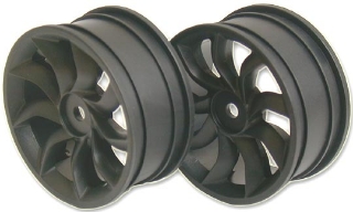 Picture of SPEEDMIND Turbine-Blade Racing Wheel 24mm Black 0-offset 4 p GT504B