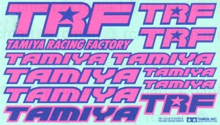 Picture of Tamiya (#49246) TRF Sticker B (Blue/Pink)