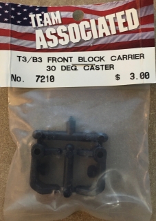 Picture of Team Associated 7210 T3/B3 Front Block Carrier 30deg Caster