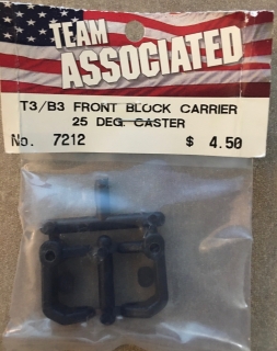 Picture of Team Associated 7212 T3/B3 Front Block Carrier 25deg Caster